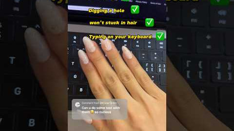 Any time for my fans! 😎Here’s the test! #ellievincynails #nails #pressonnails #nailart