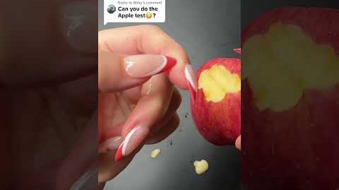Apple test? No problem #nails #pressonnails #ellievincynails #nailhacks #fakenails